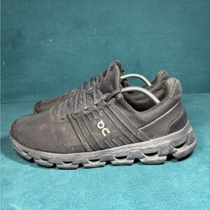 On Cloud 5 All Black Mens Size 12 Athletic Running Shoes